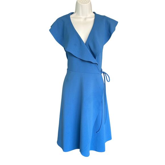 Spense Dresses & Skirts - Blue wrap dress